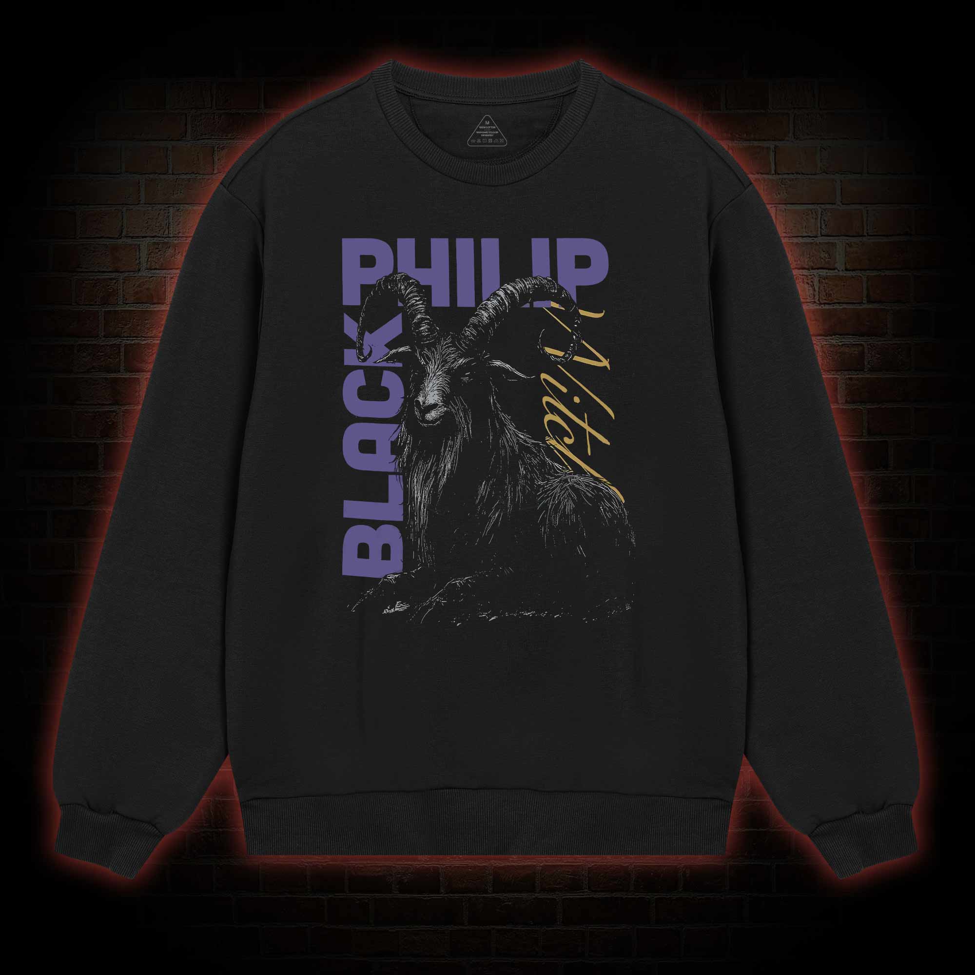 Black Philip Witch Goat Sweatshirt