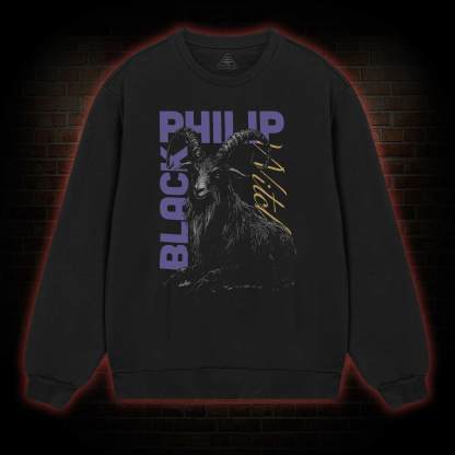 Black Philip Witch Goat Sweatshirt