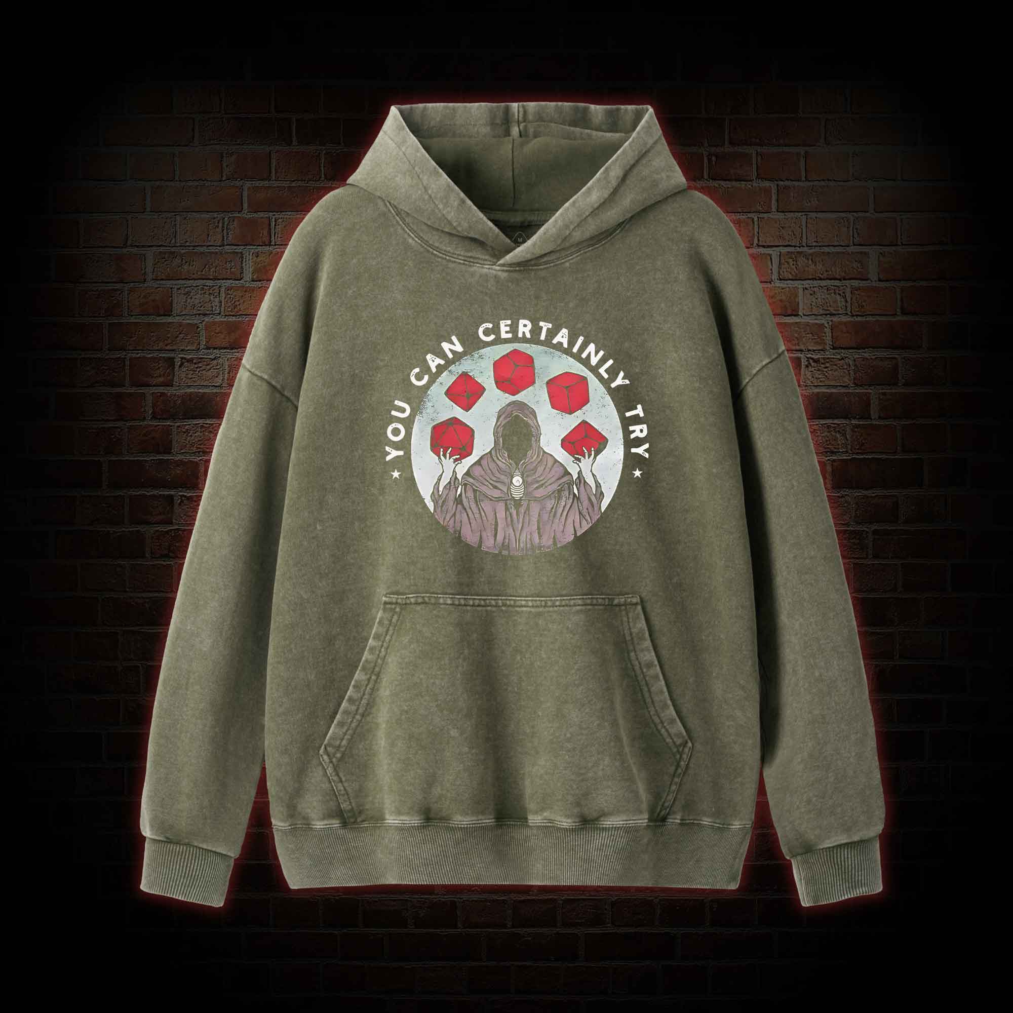 You Can Certainly Try Washed Hoodie