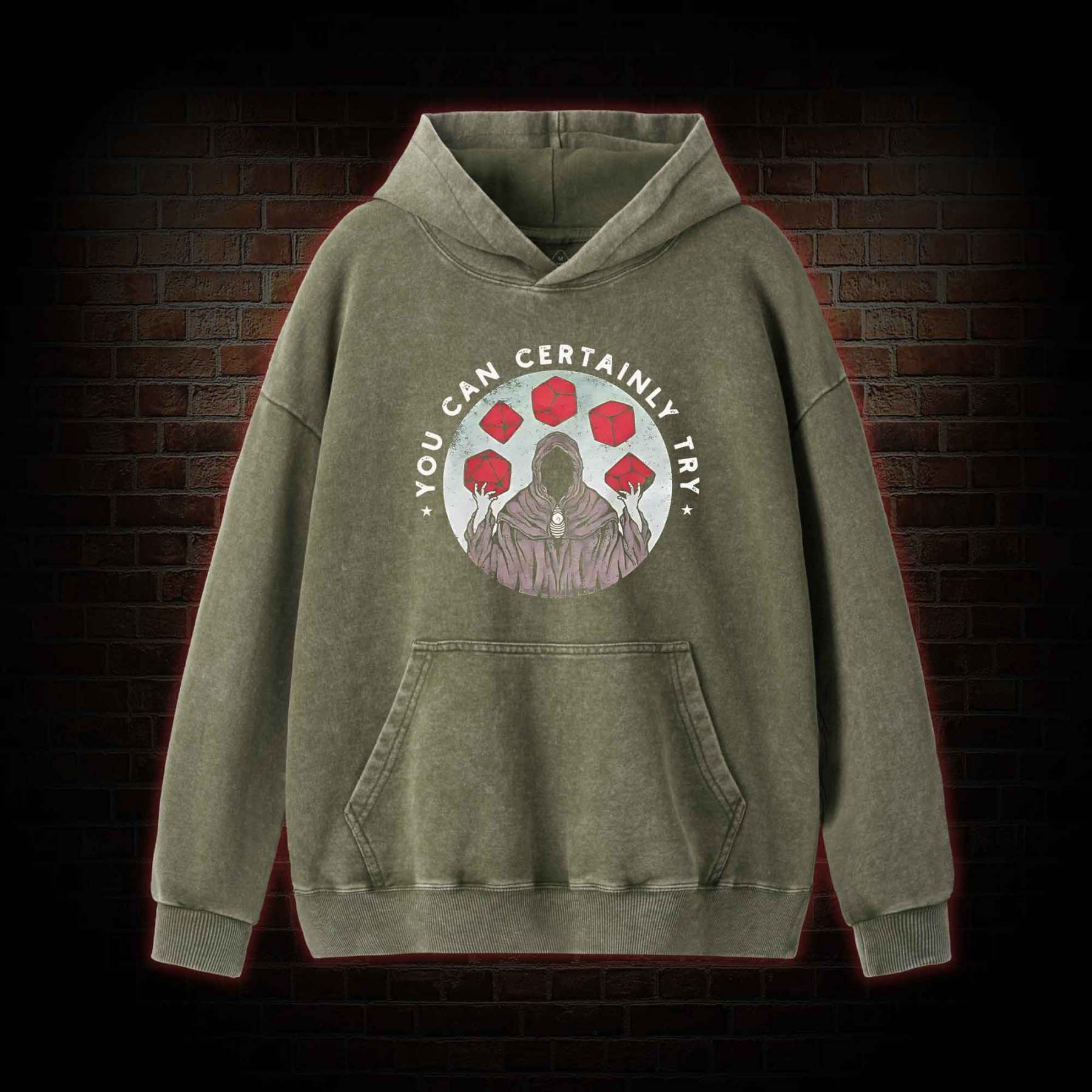 You Can Certainly Try Washed Hoodie