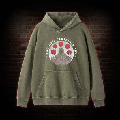 You Can Certainly Try Washed Hoodie