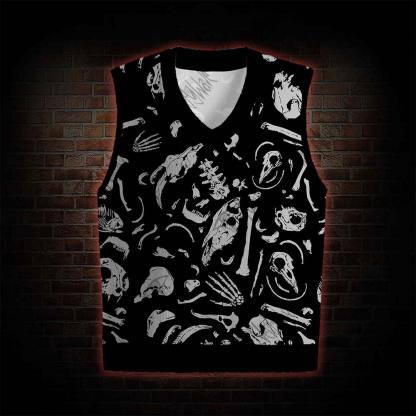 Dinosaur Fossils Sweatershirt Vest