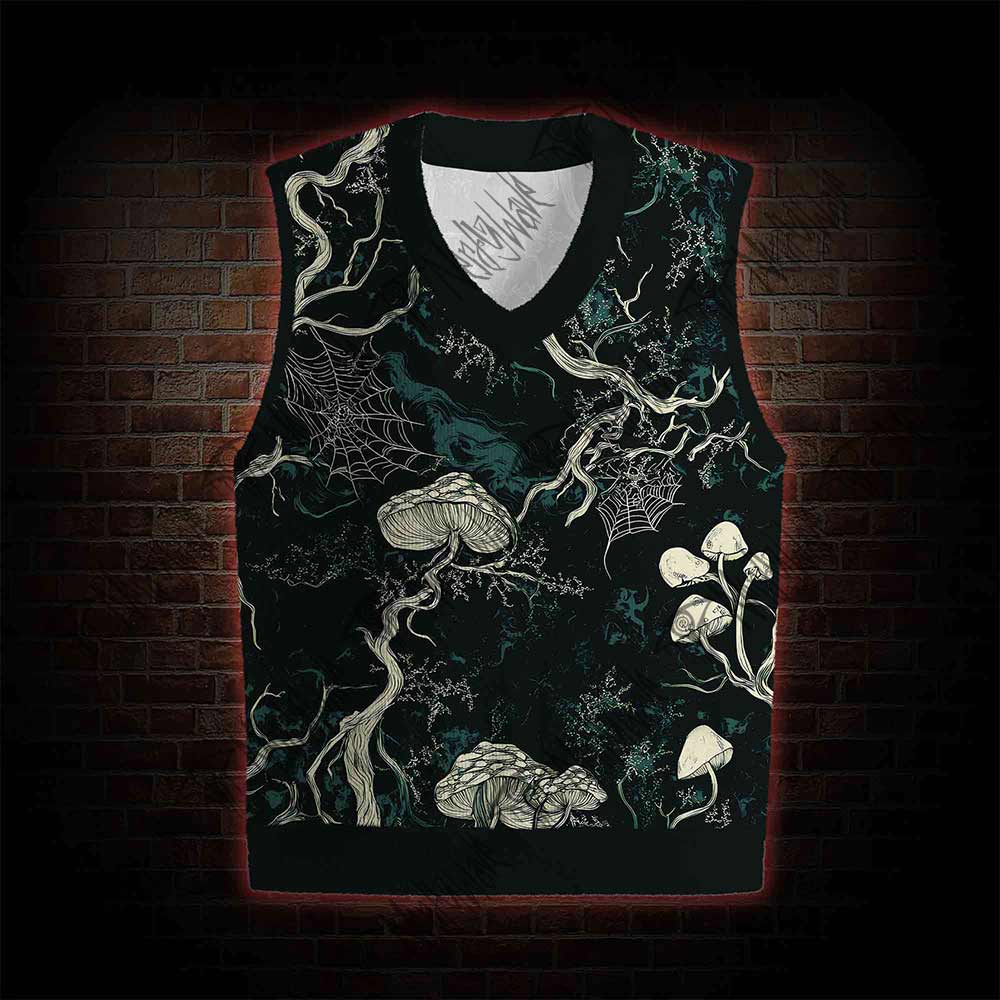 Mysterious Dark Forest Sweatershirt Vest