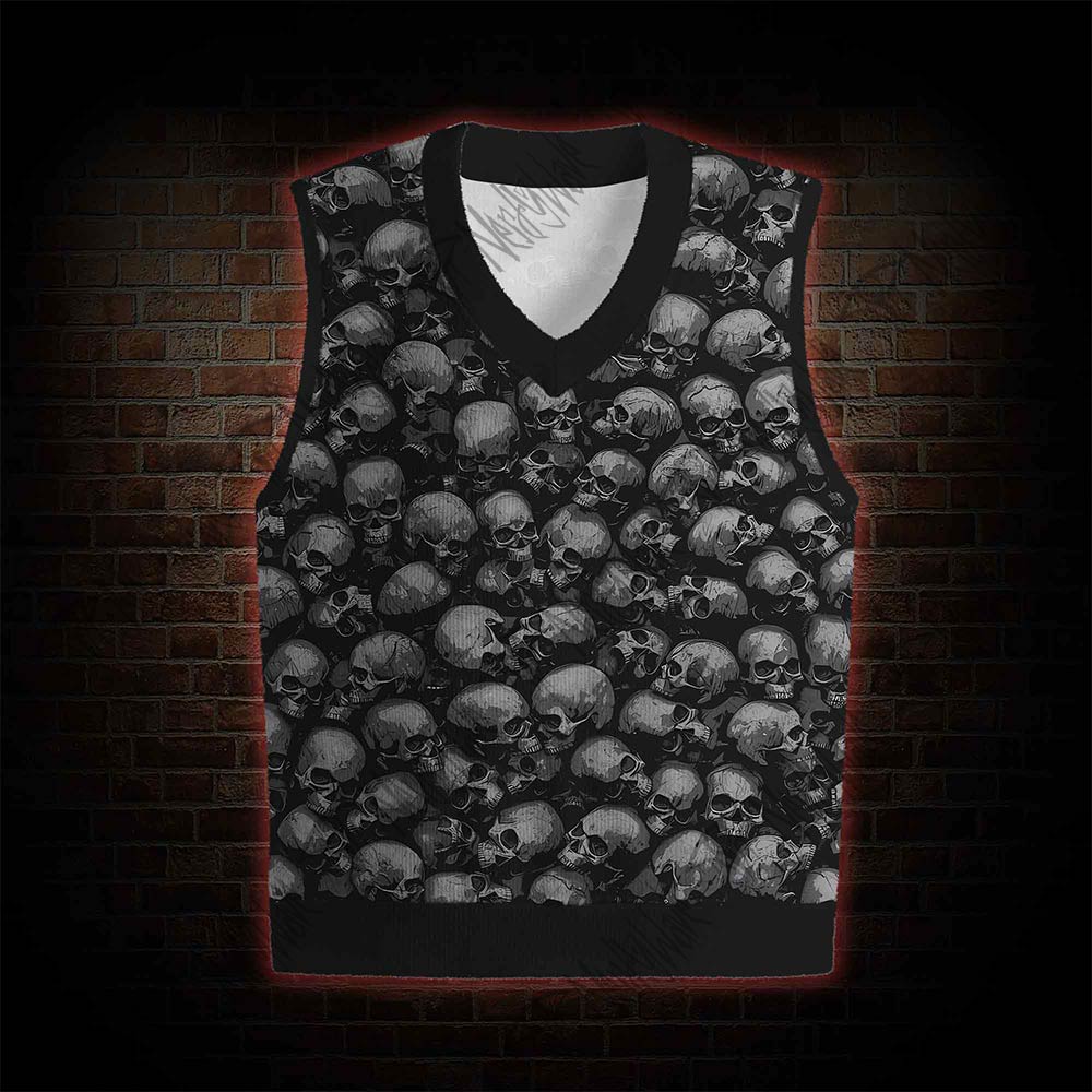 A wall of skeletons Sweatershirt Vest