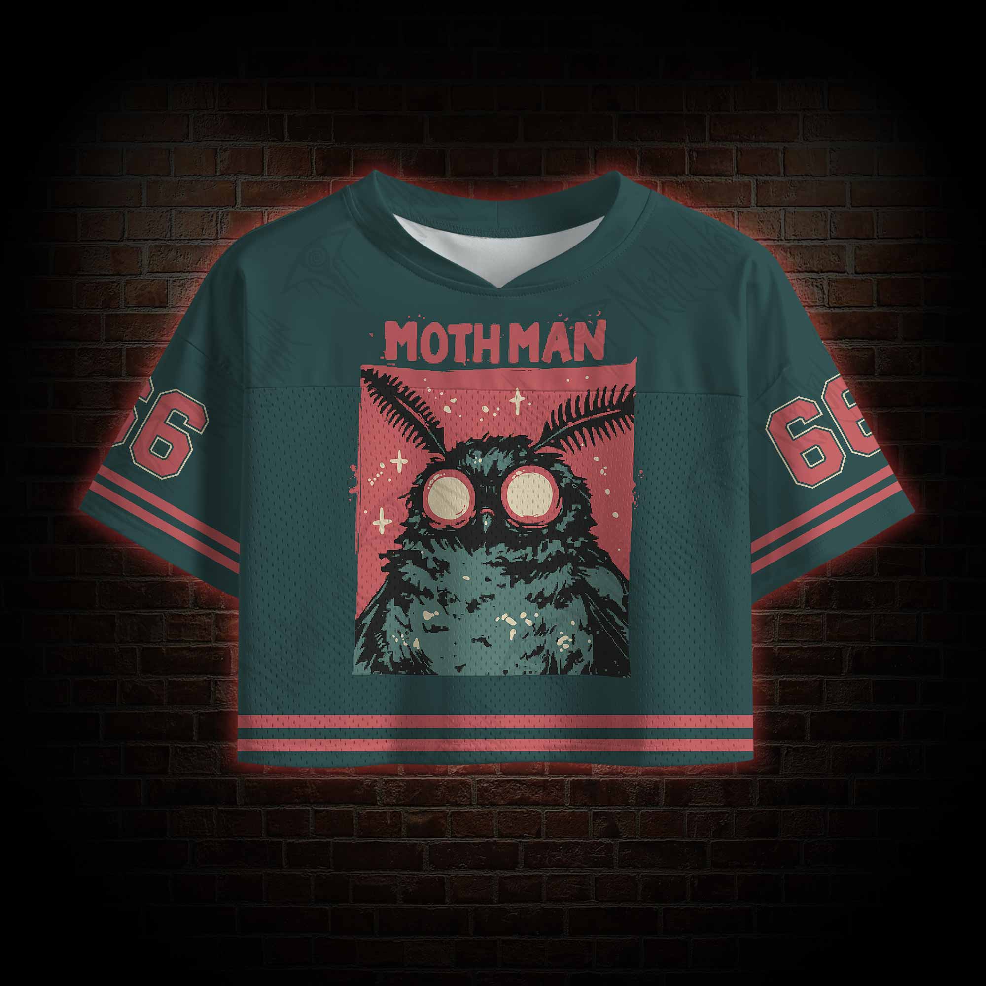 Mothman Crop Sports Jersey