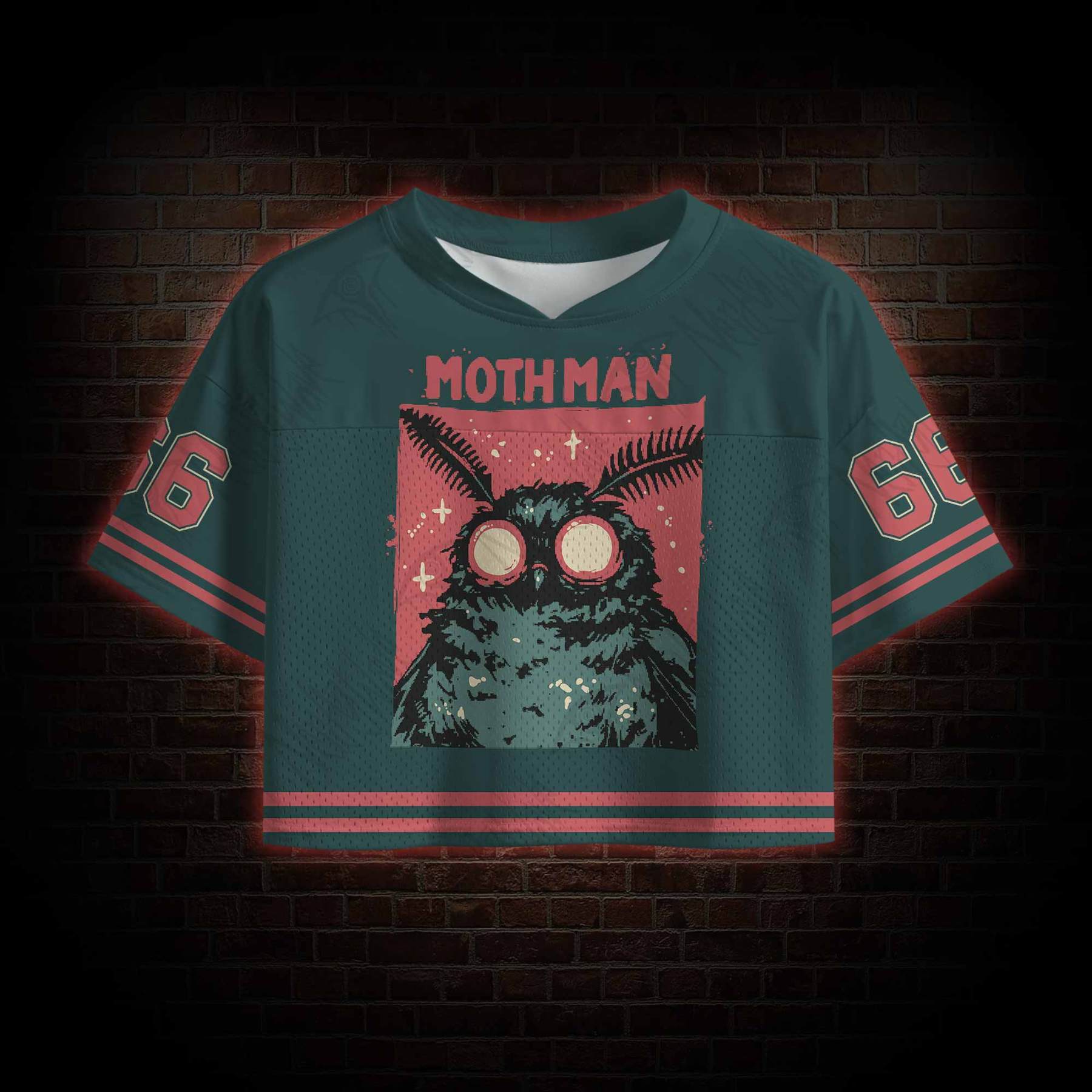 Mothman Crop Sports Jersey