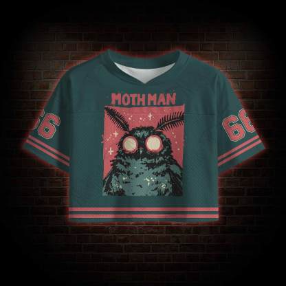 Mothman Crop Sports Jersey
