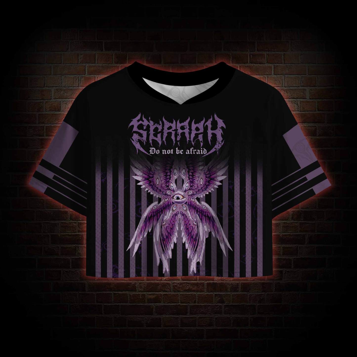 Do Not be Afraid Crop Sports Jersey