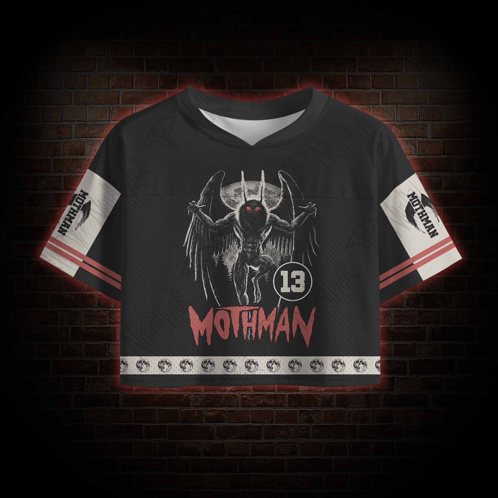 Mothman Legend Crop Sports Jersey