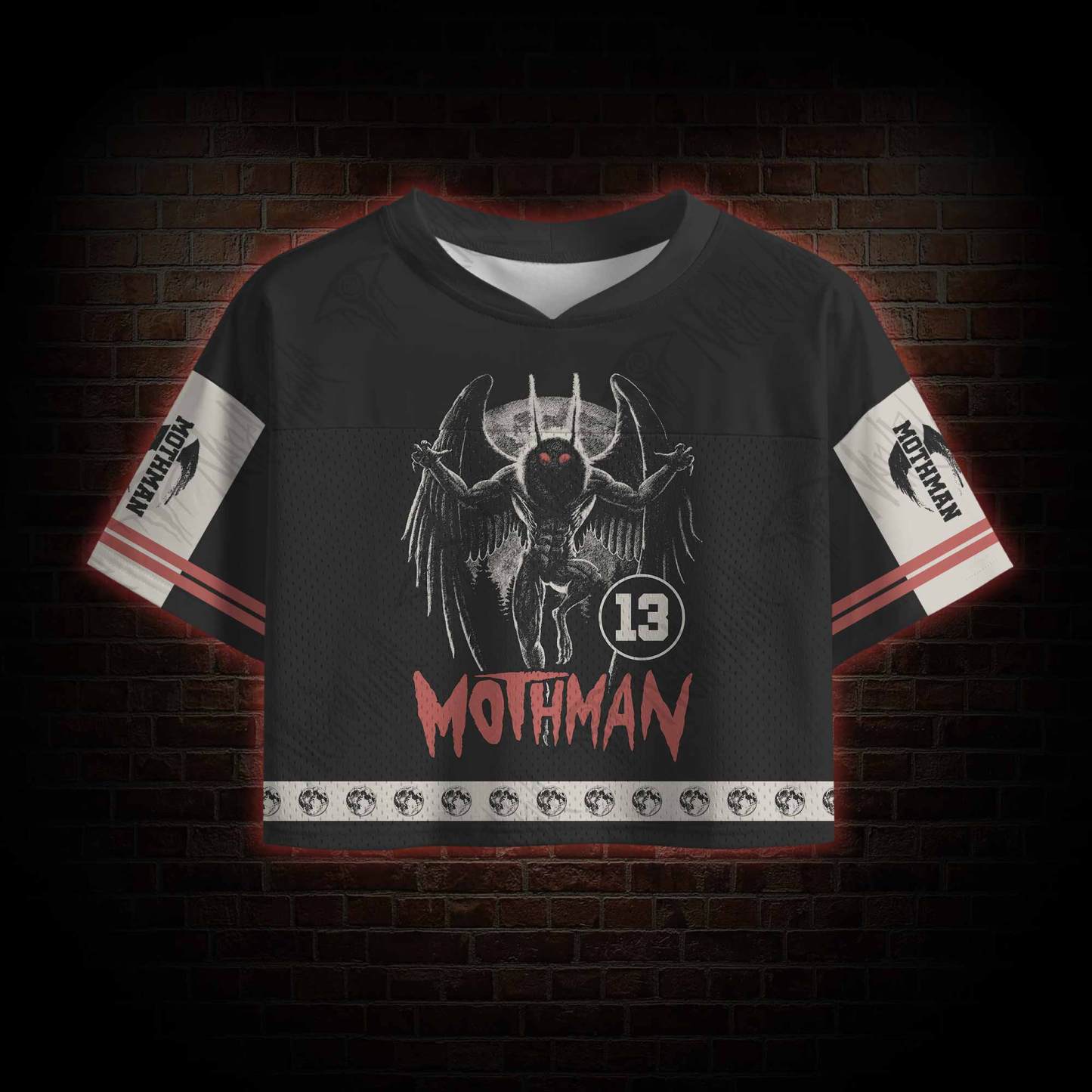 Mothman Legend Crop Sports Jersey