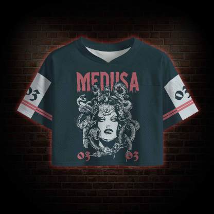 Medusa Crop Sports Jersey