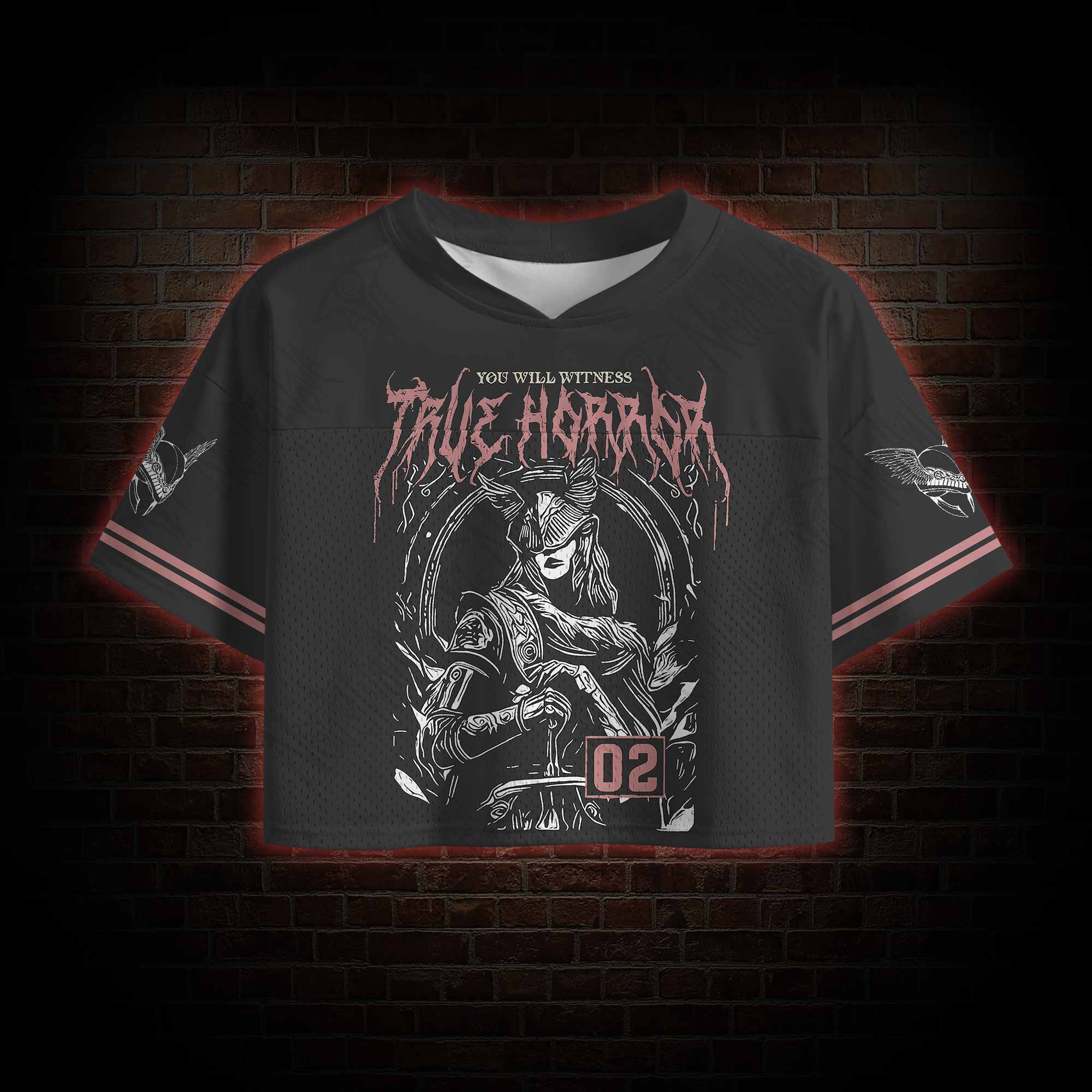 True Horror Crop Sports Jersey