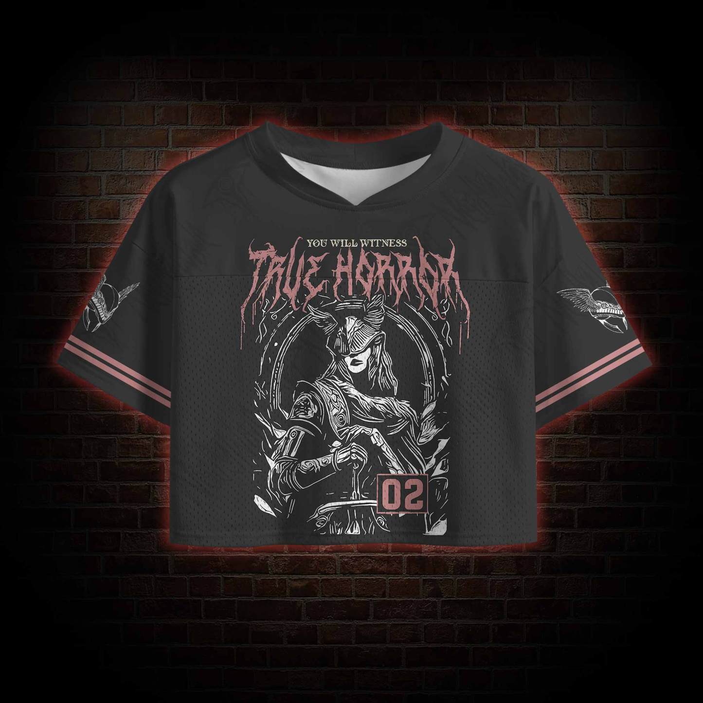 True Horror Crop Sports Jersey