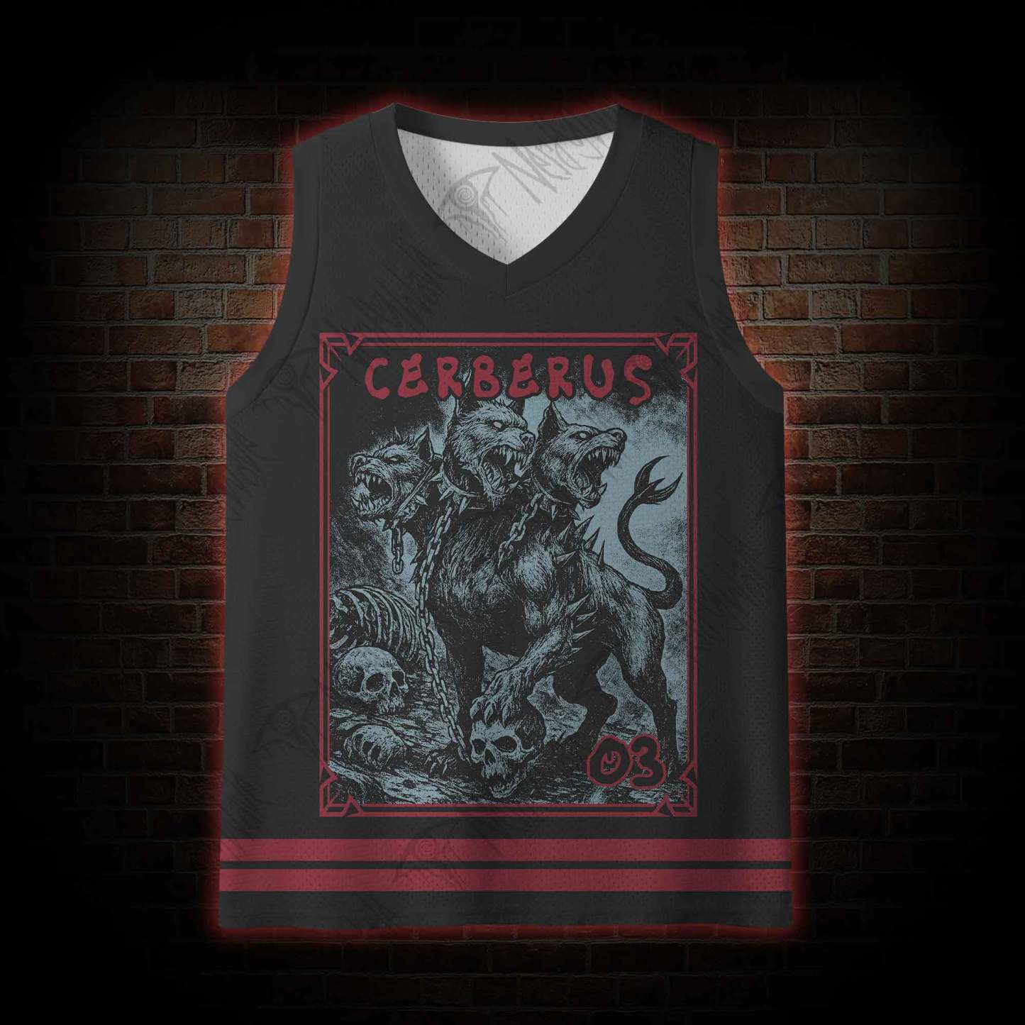 Hell Hound Cerberus Mesh Jersey Tank Top
