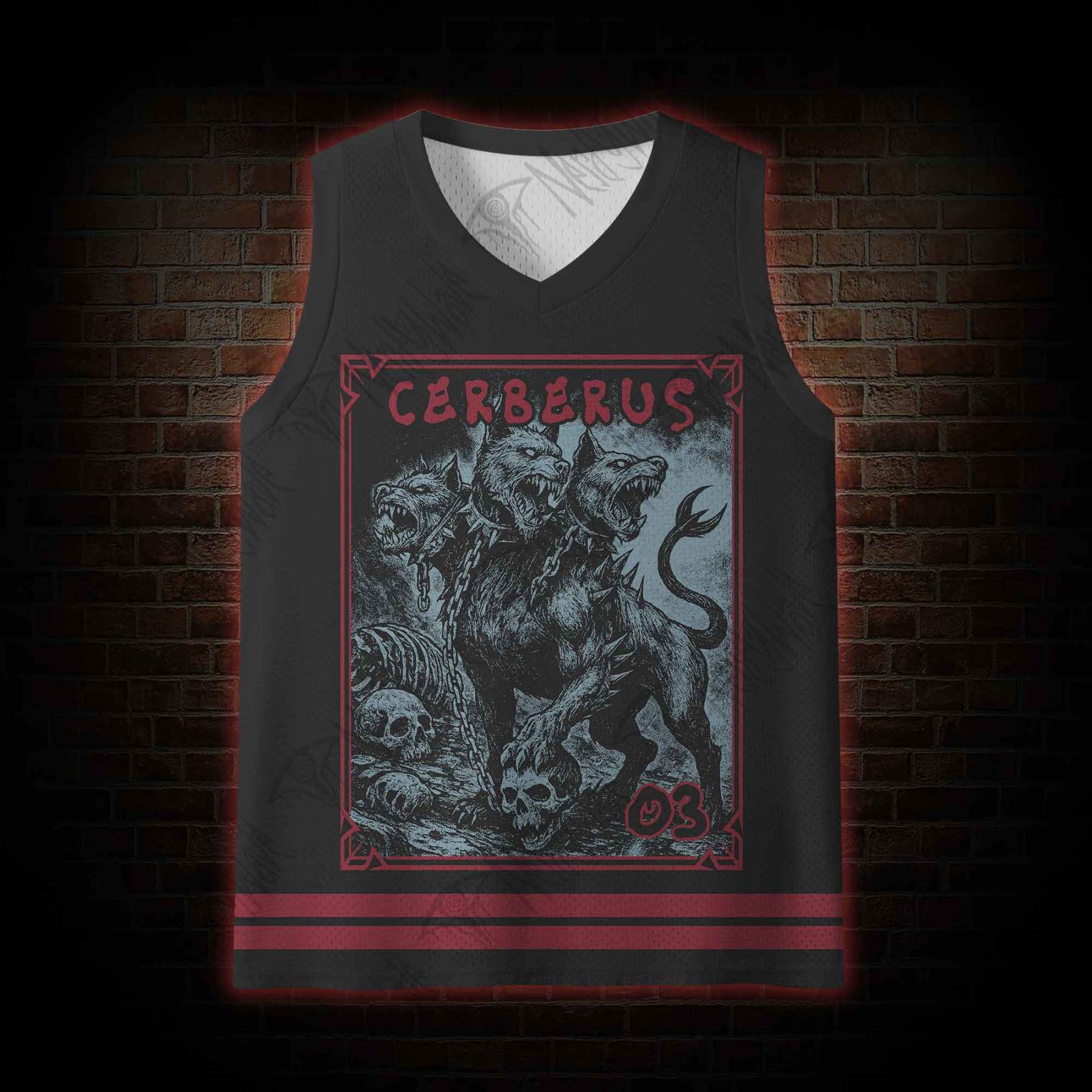 Hell Hound Cerberus Mesh Jersey Tank Top
