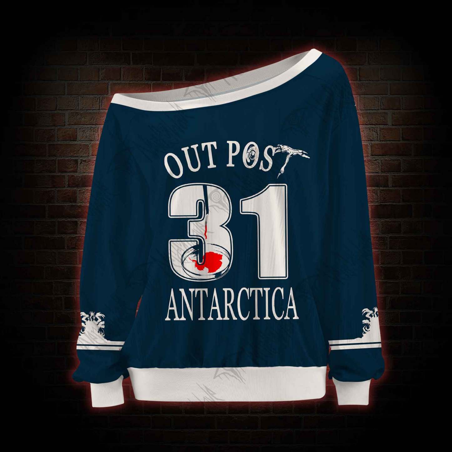 Retro The Thing Off Shoulder Jersey