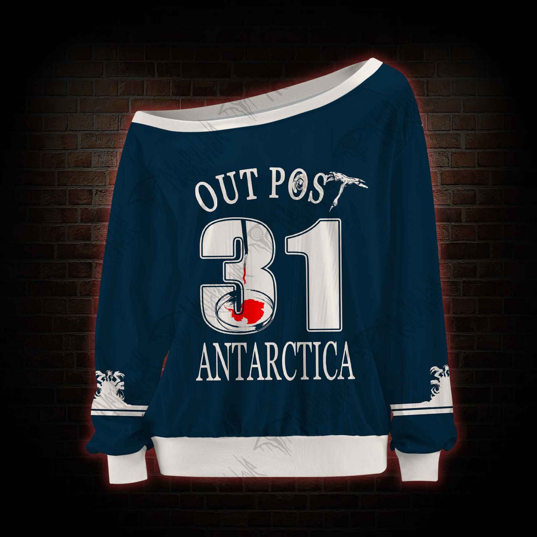 Retro The Thing Off Shoulder Jersey