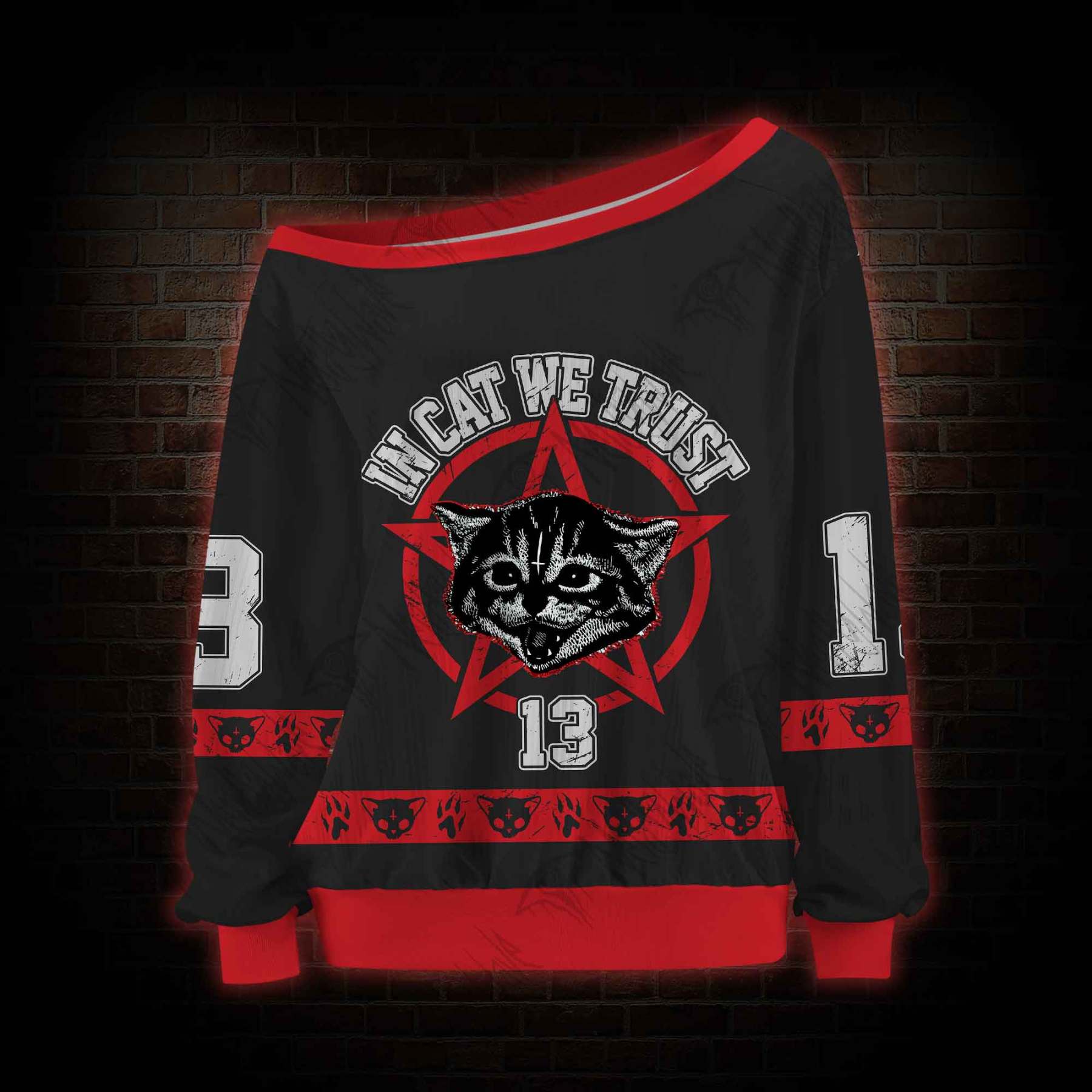 Lucipurr Off Shoulder Jersey