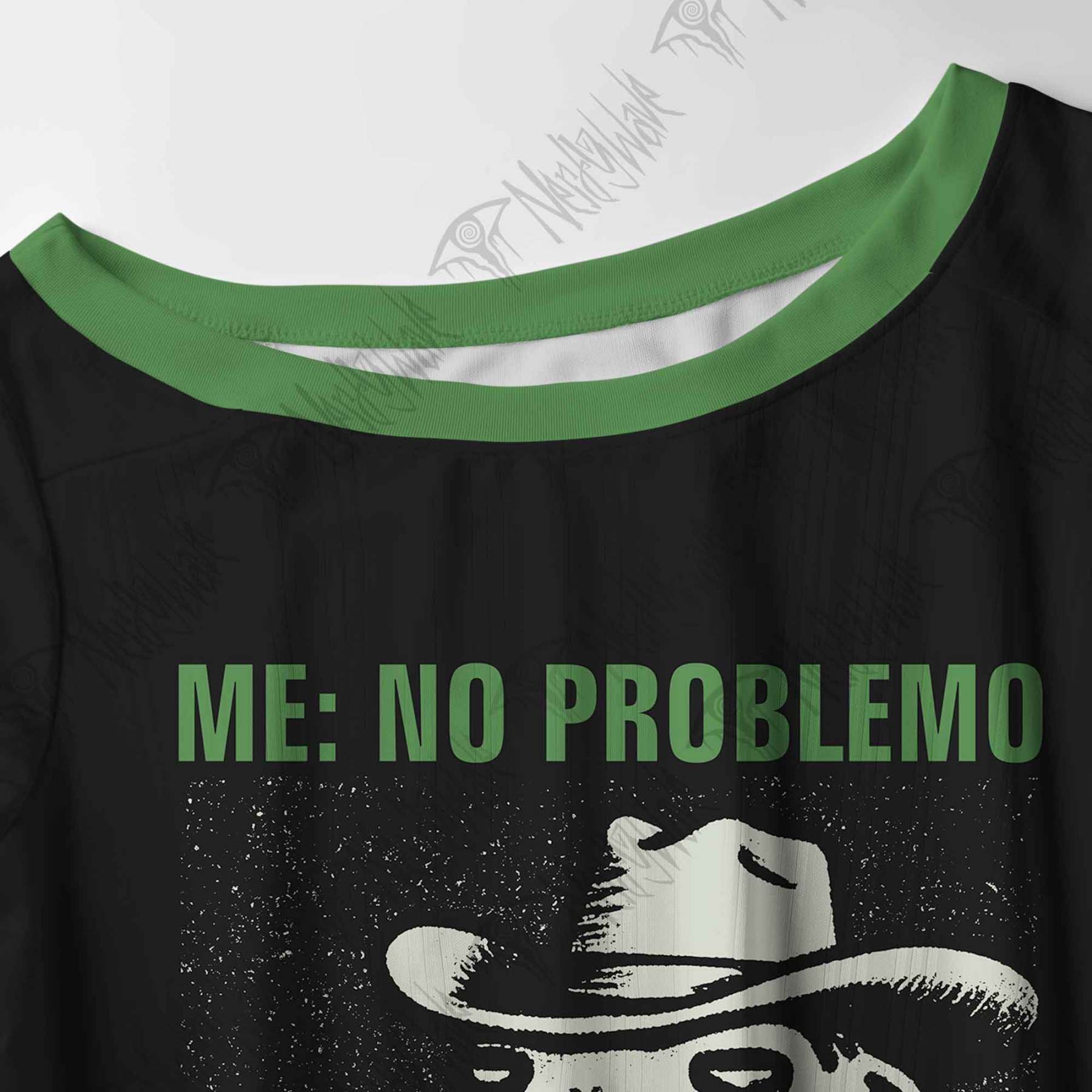  No Problemo Frog Off Shoulder Jersey