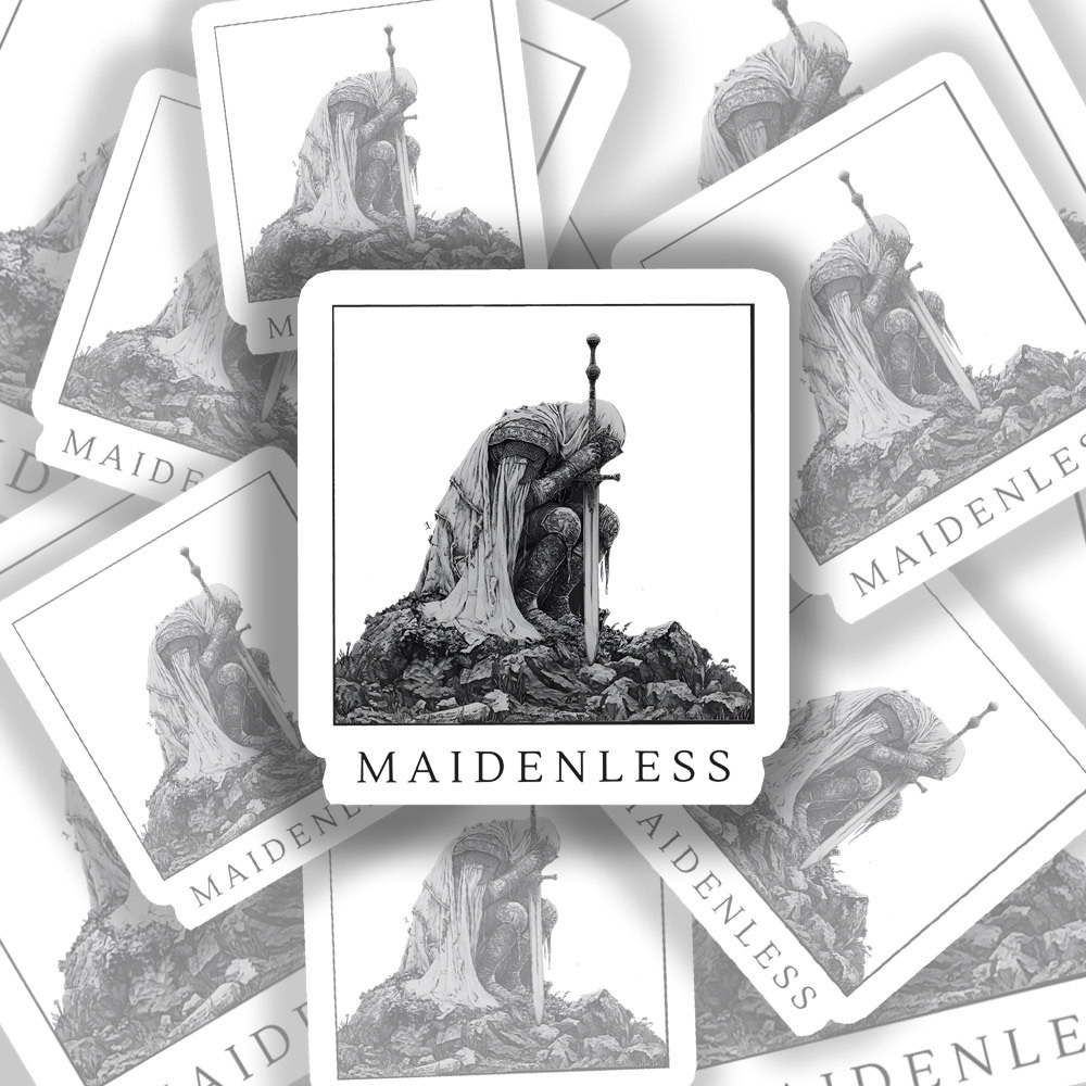 Maidenless Sticker