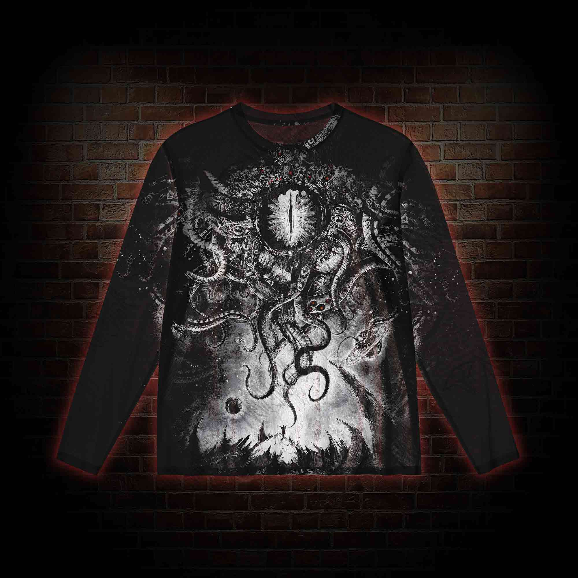 Yog-Sothoth Mesh Long Sleeve Top