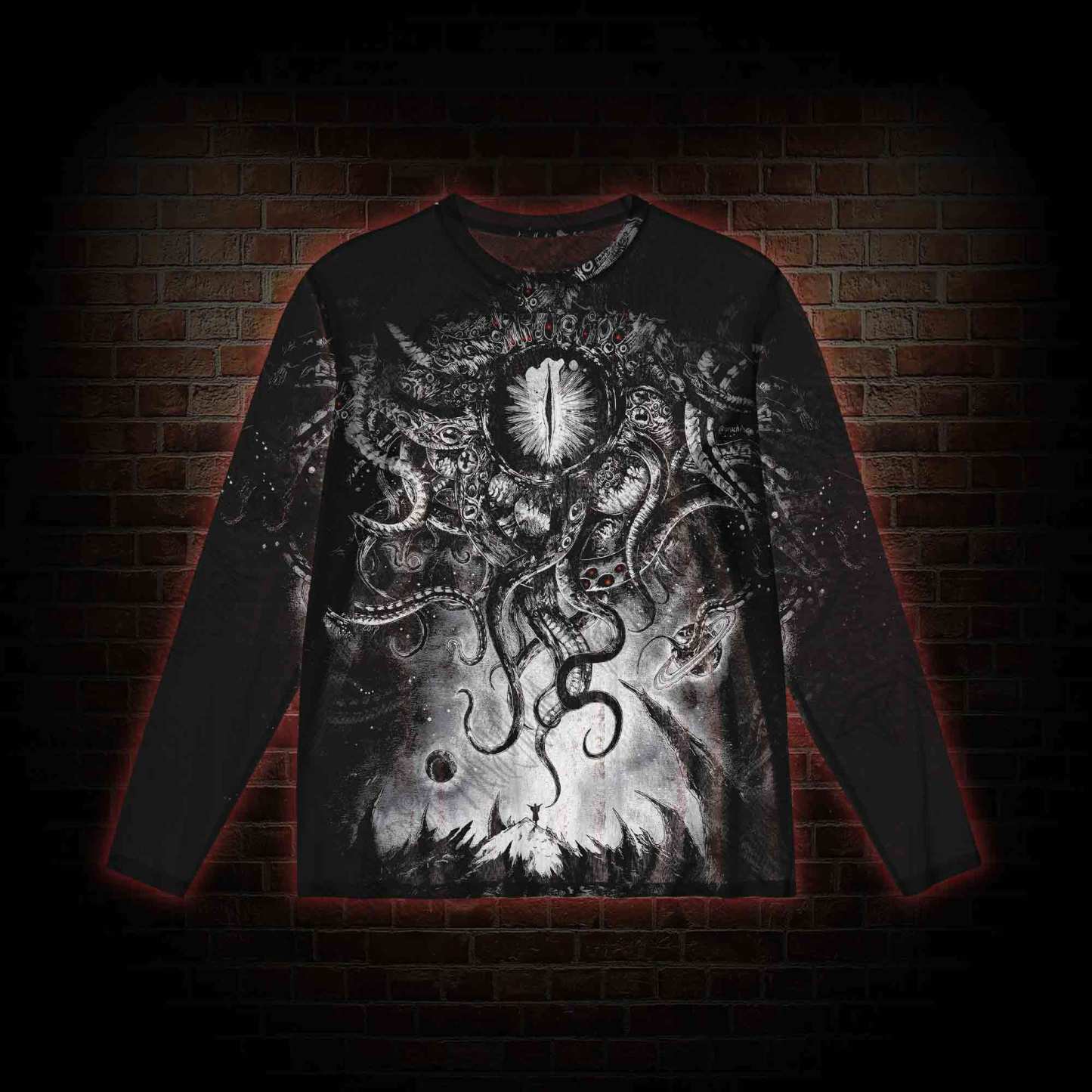 Yog-Sothoth Mesh Long Sleeve Top