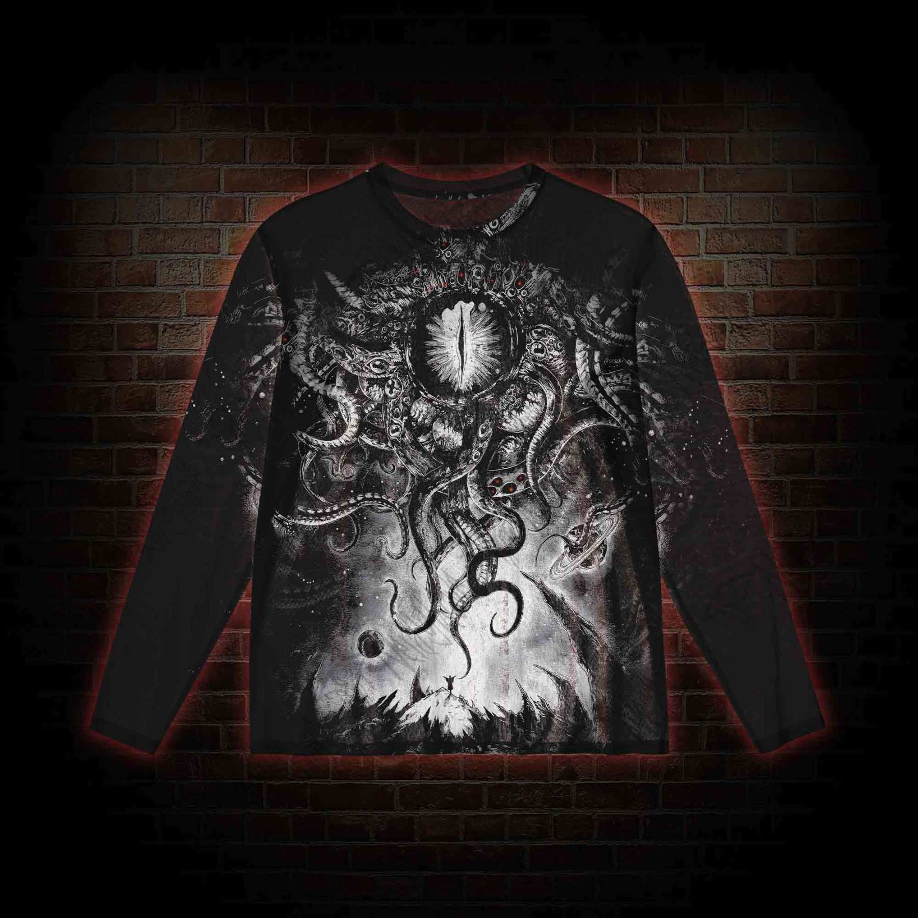 Yog-Sothoth Mesh Long Sleeve Top
