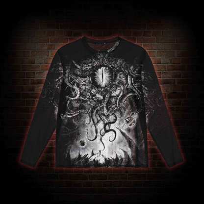 Yog-Sothoth Mesh Long Sleeve Top