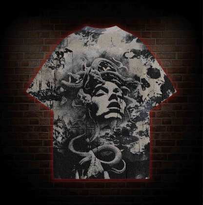 Petrifying Gaze Graphic T-shirt