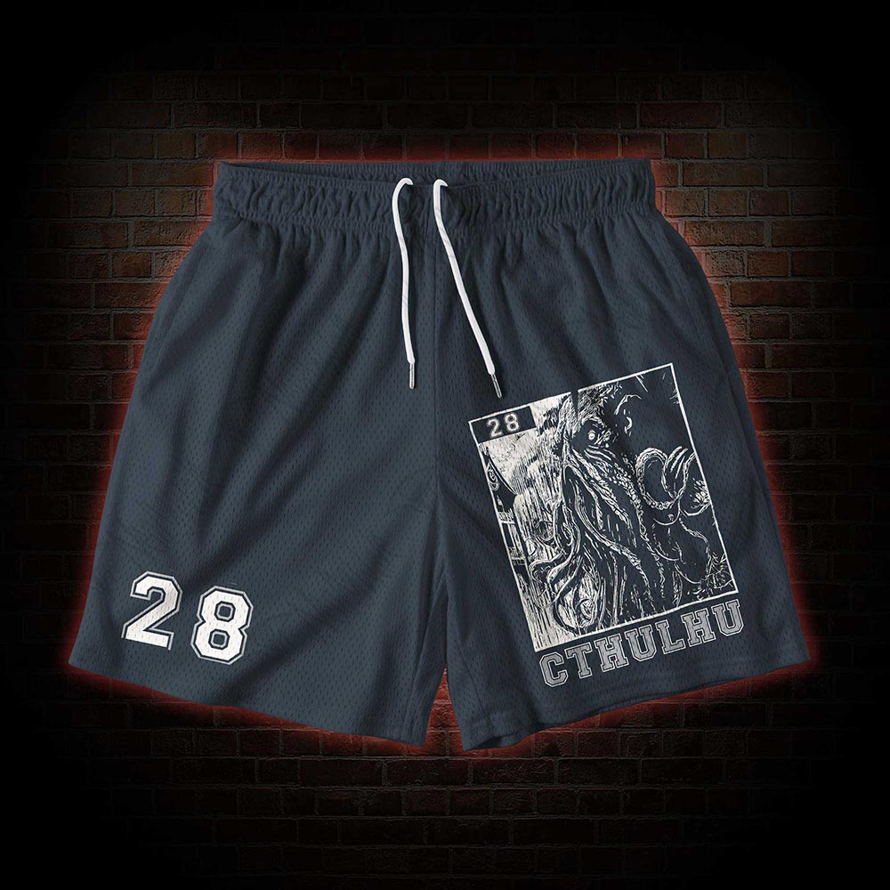 Cthulhu Fhtagn Mesh Shorts