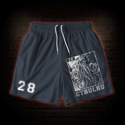 Cthulhu Fhtagn Mesh Shorts