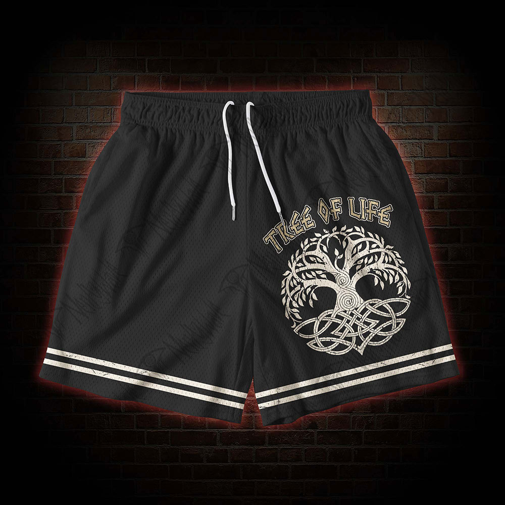 Tree of Life Mesh Shorts