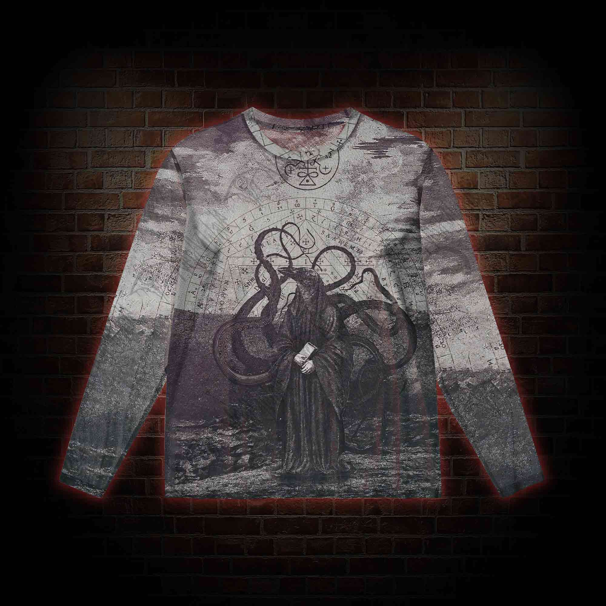 Alchemy and the Cthulhu Mythos Mesh Long Sleeve Top
