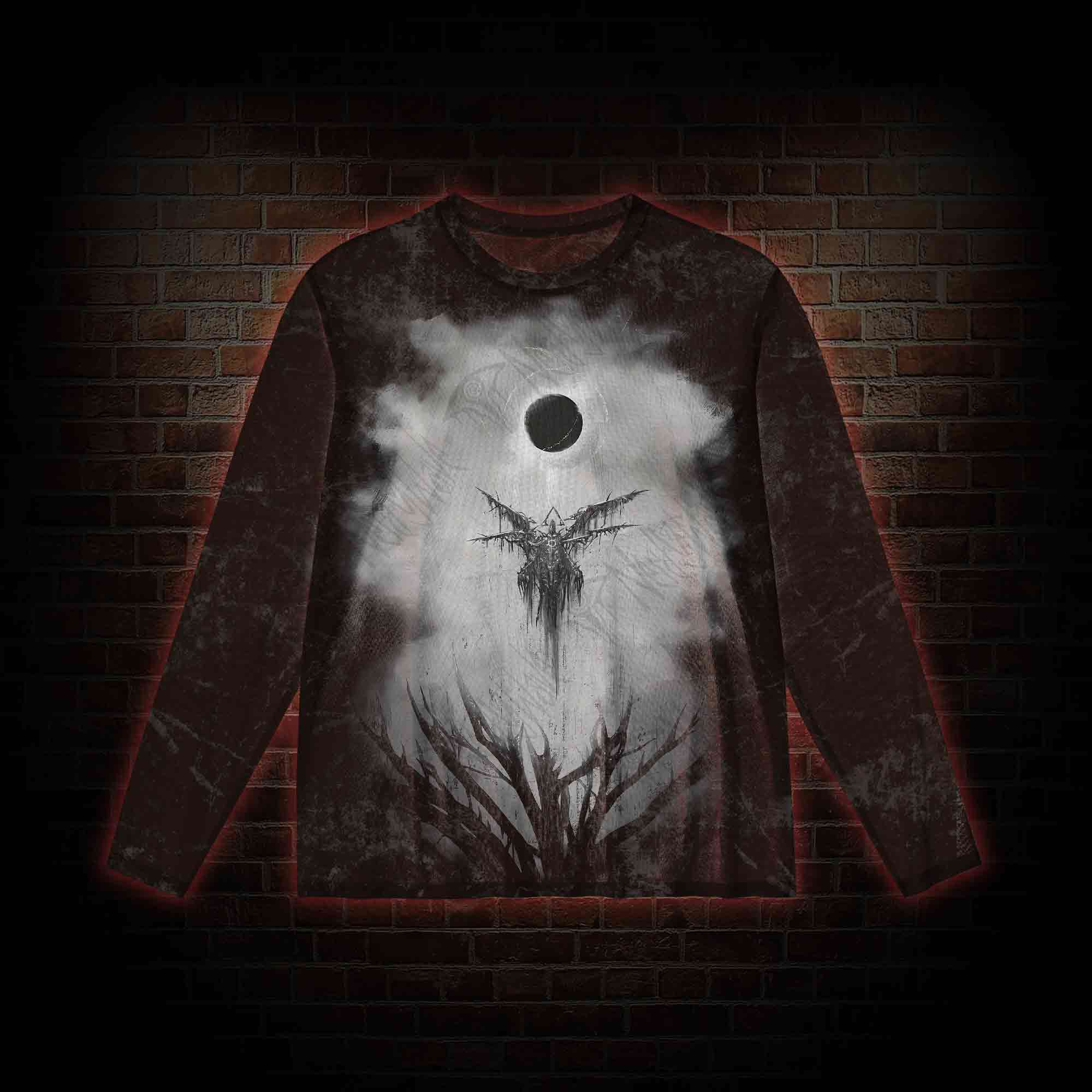 Angel of Death Mesh Long Sleeve Top