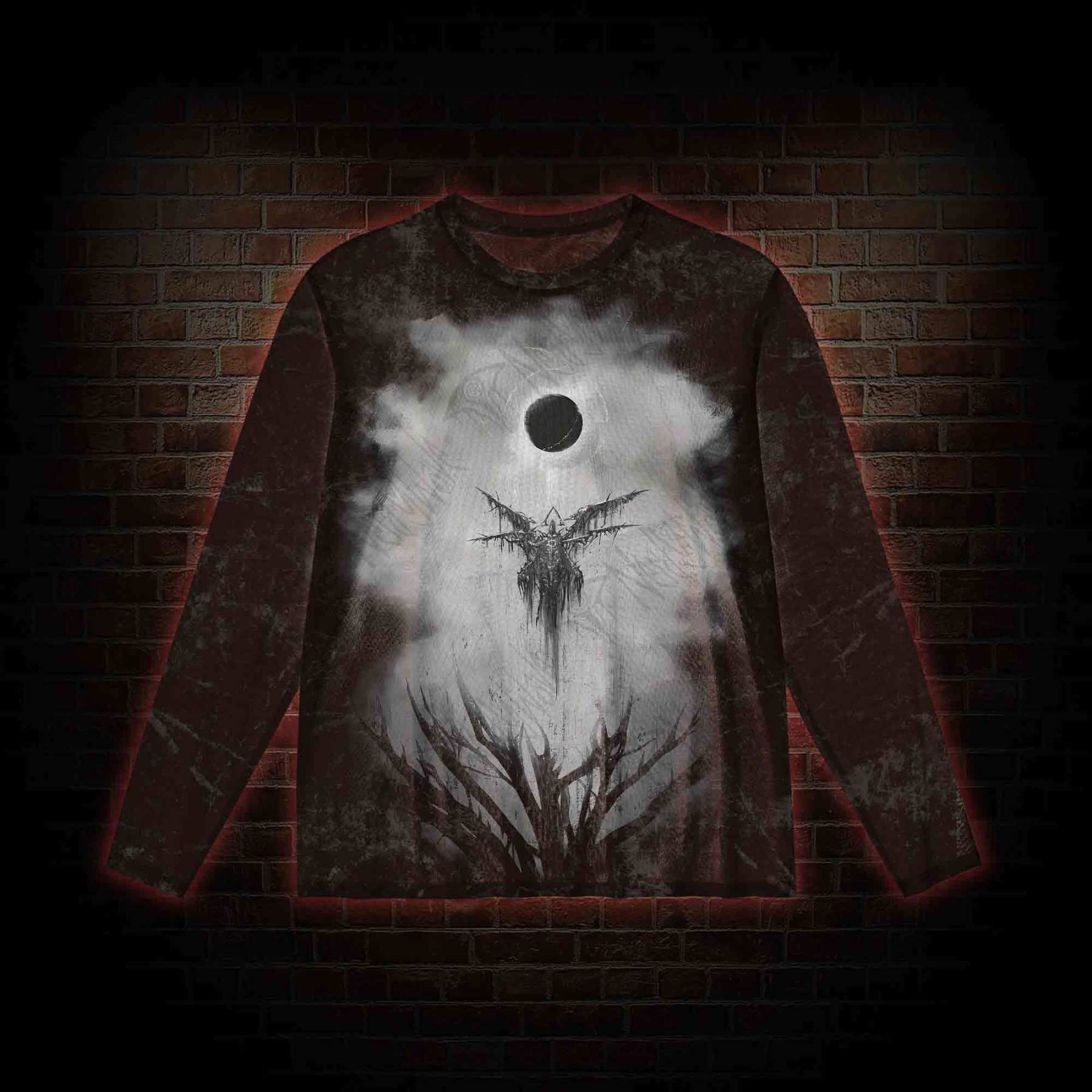 Angel of Death Mesh Long Sleeve Top