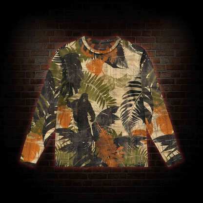 Bigfoot in The Forest Mesh Long Sleeve Top