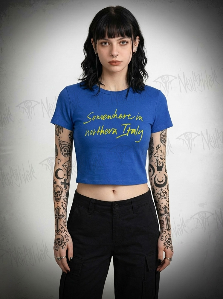 Somewhere In Northern Italy Slim Fit T-Shirt