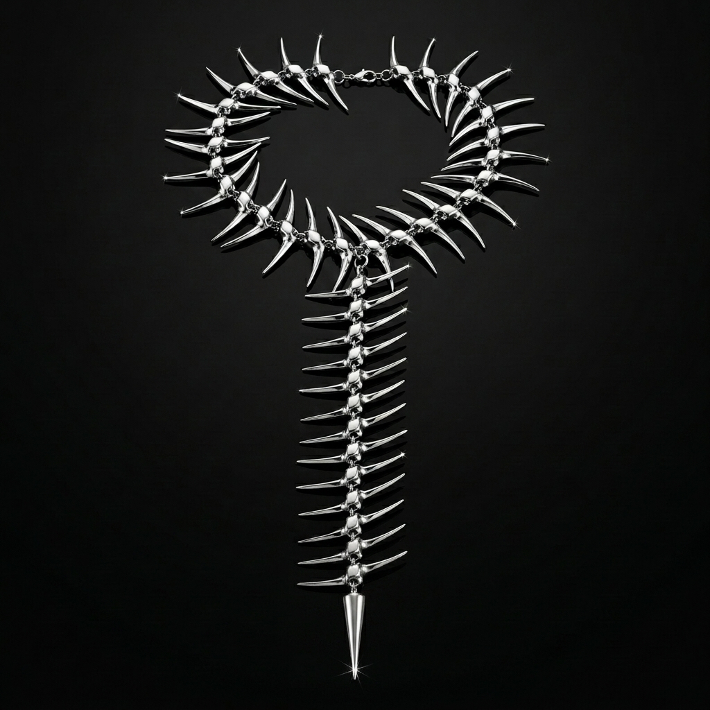 Fish-bone Awl Necklace
