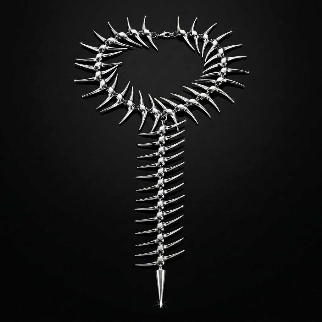 Fish-bone Awl Necklace