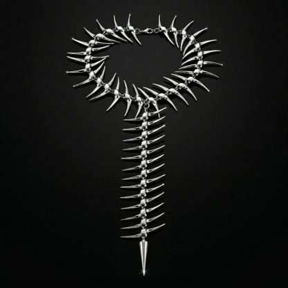 Fish-bone Awl Necklace