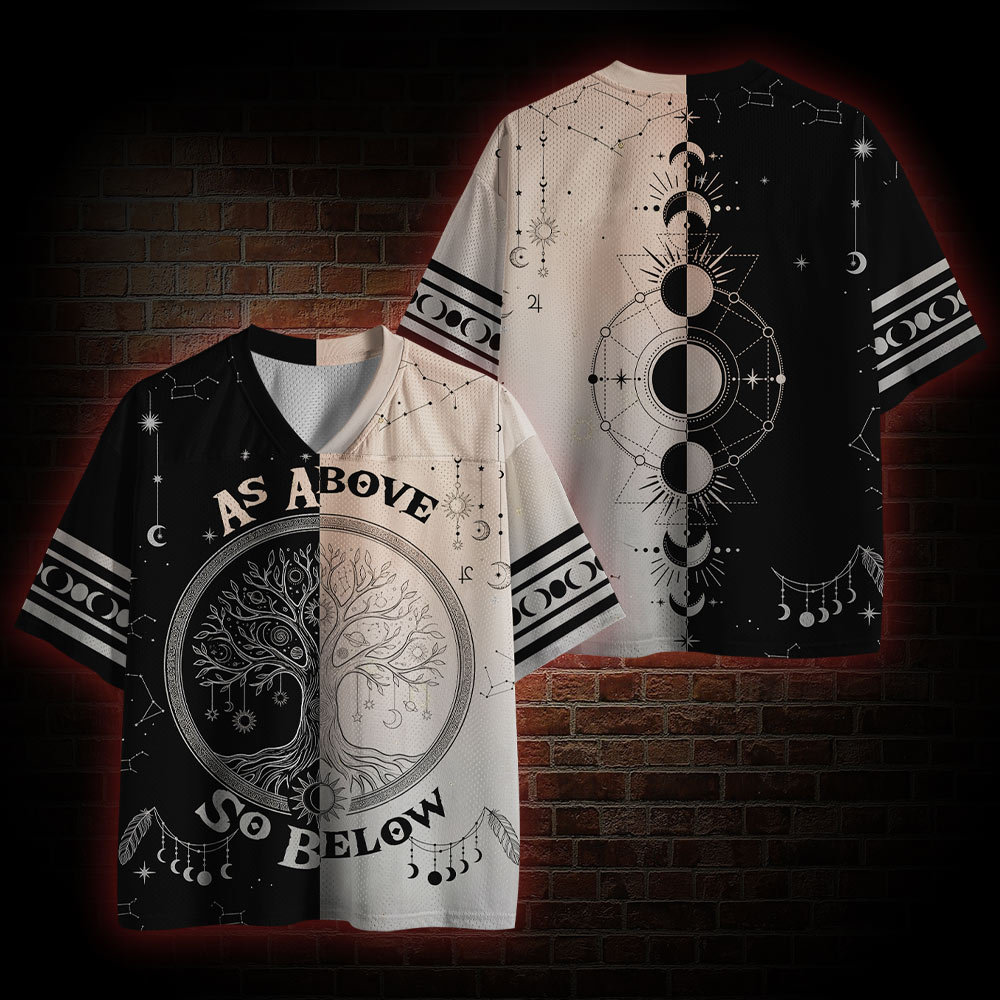 As Above So Below Occult Mesh Jersey