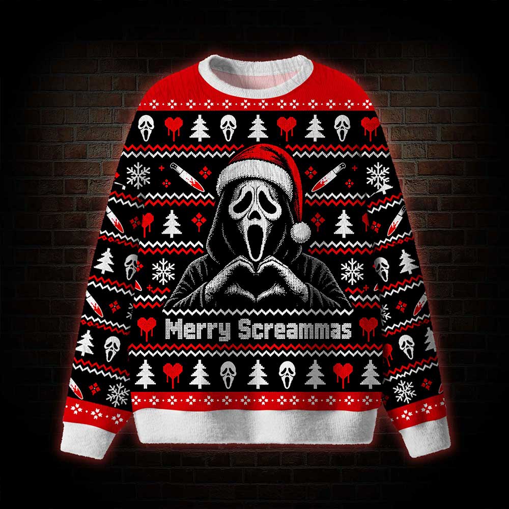 Merry Screammas Ugly Sweatshirts