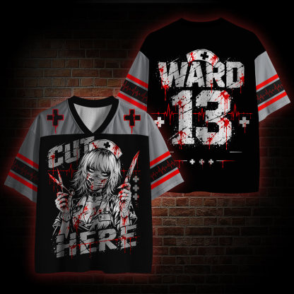 Cut Here Mesh Jersey