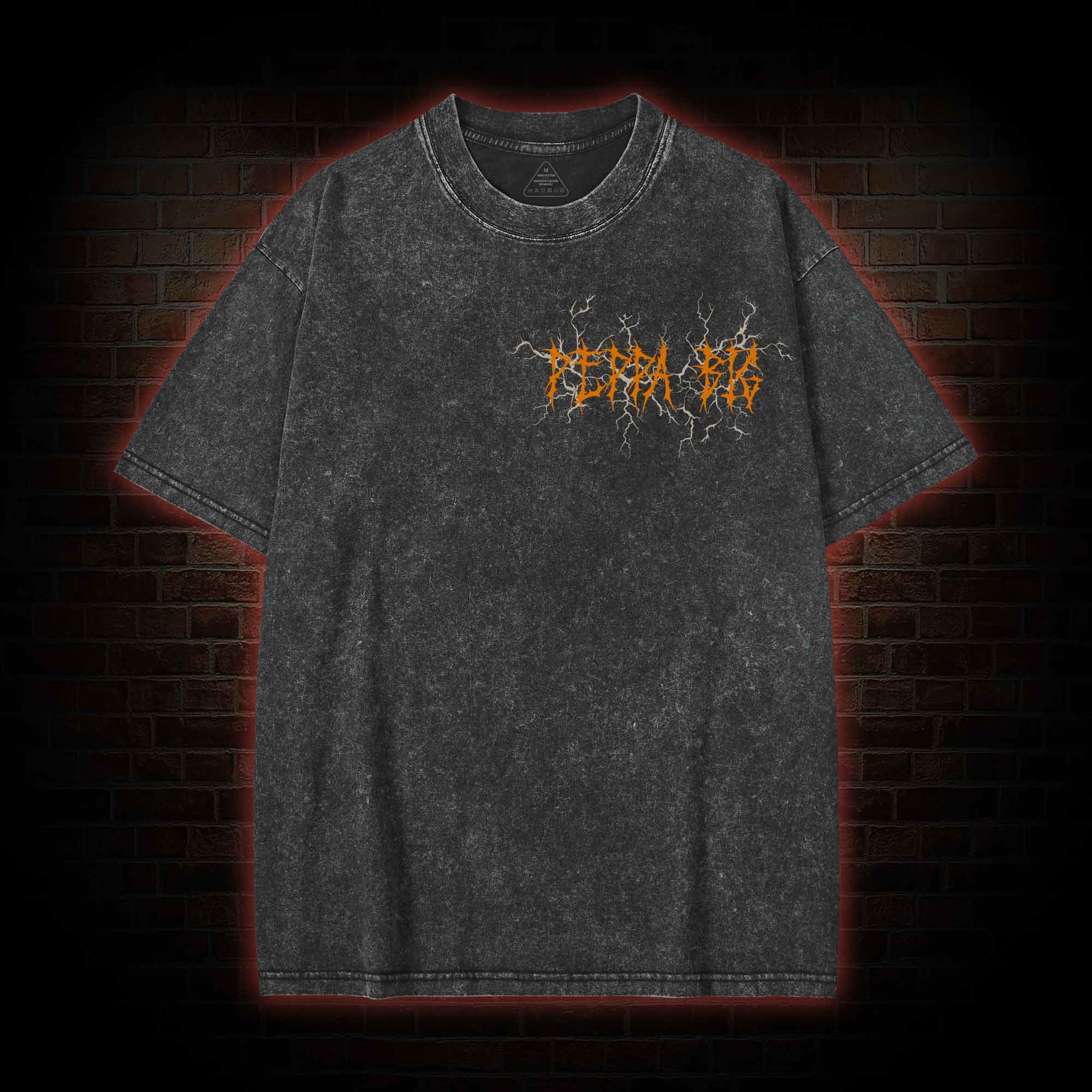 Peppa Big Back Print Washed T-shirt