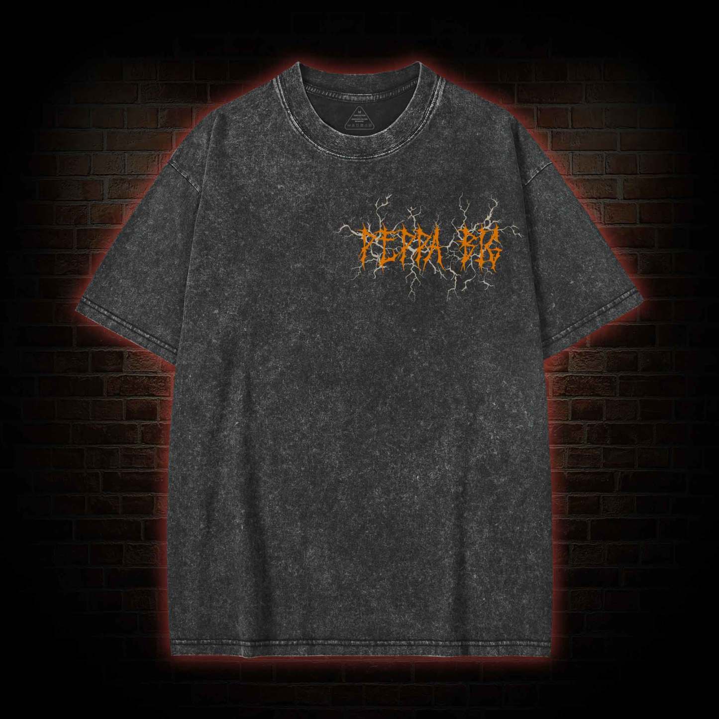 Peppa Big Back Print Washed T-shirt