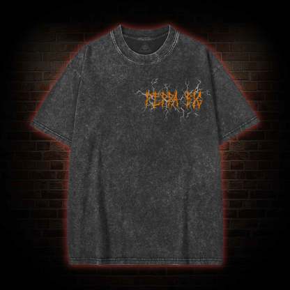 Peppa Big Back Print Washed T-shirt