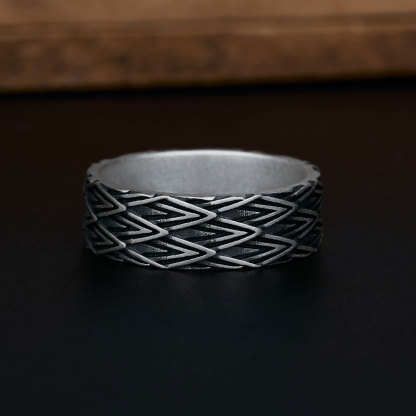 Scale Sterling Silver Ring