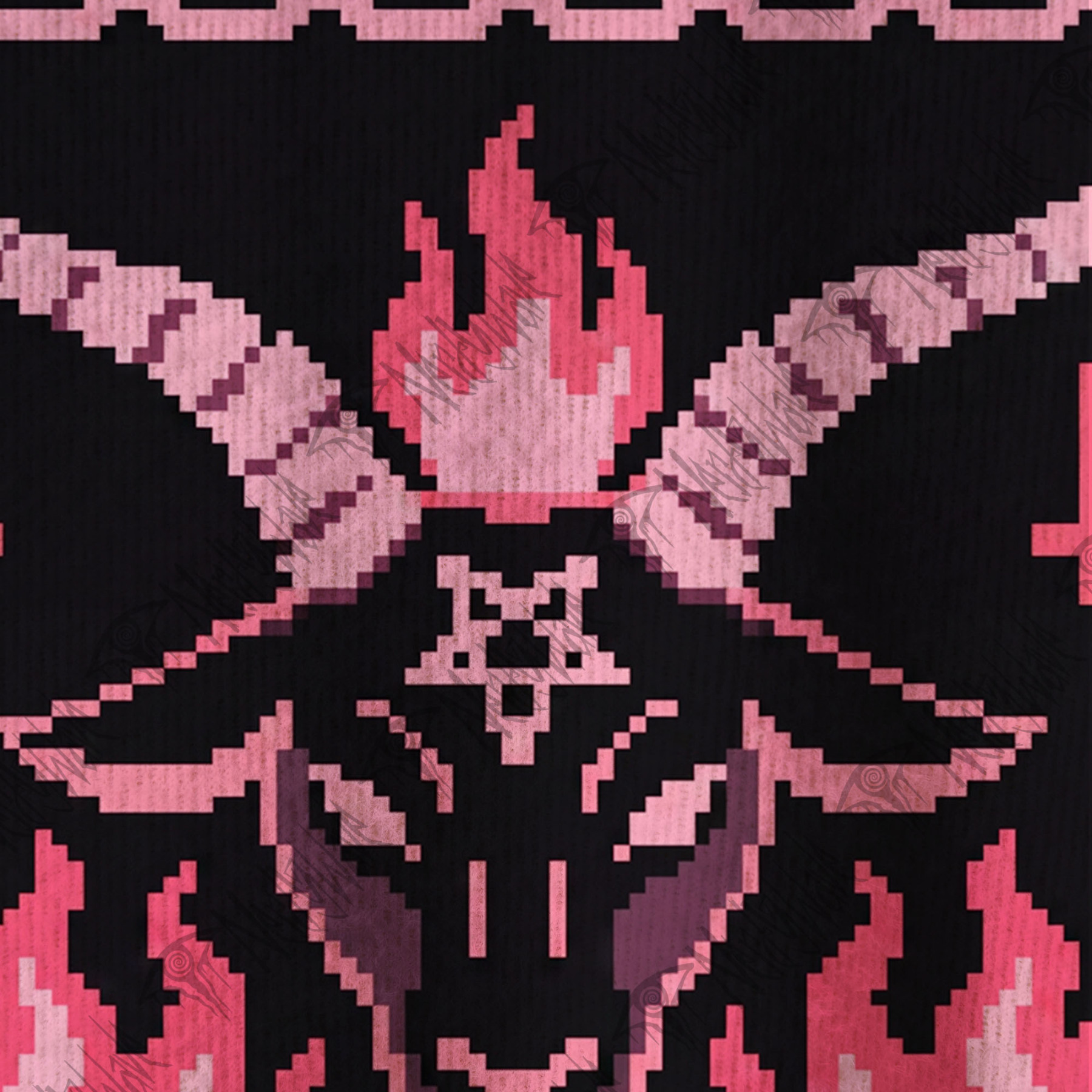 Infernal Christmas Vintage Ugly Sweatshirts