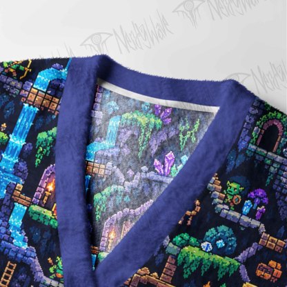 The Dragon's Hoard Pixel Cardigan Sweater