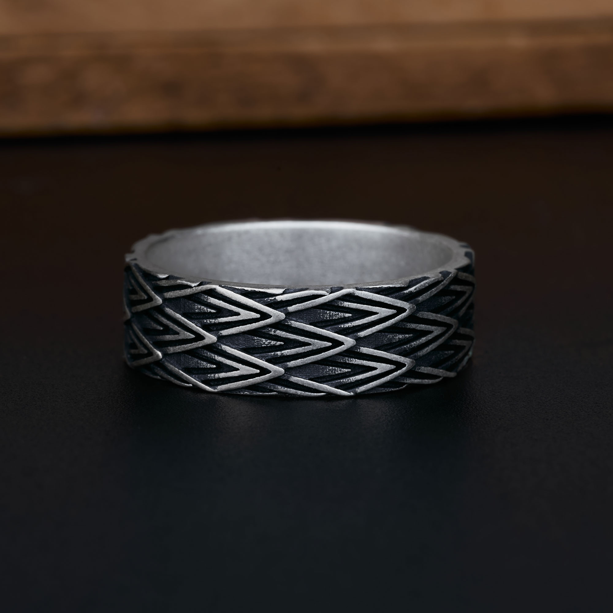 Scale Sterling Silver Ring